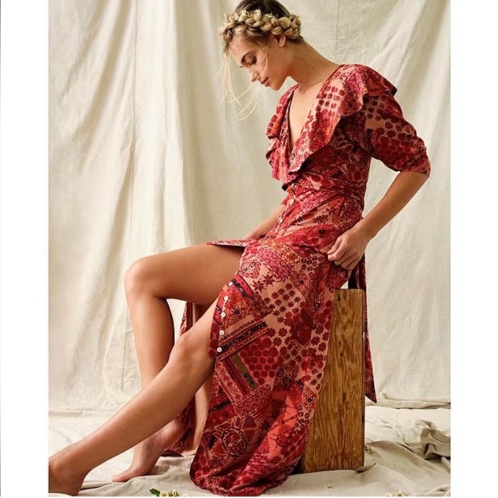 Free People LENNON MAXI DRESS NWT